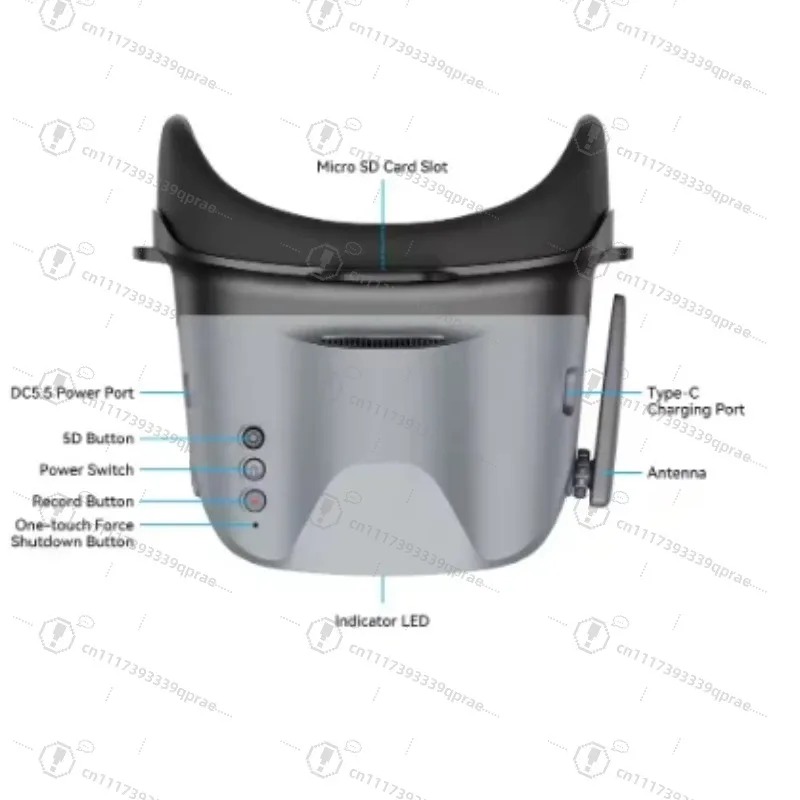 Fpv Drone Goggles - Kacamata FPV Analog BETAFPV VR04 Layar