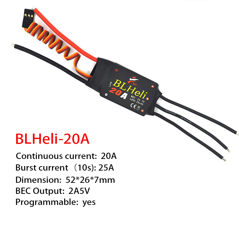 1-3 buah Brushless ESC BLHeli  - Fpv Drone Esc ulasan dan harga