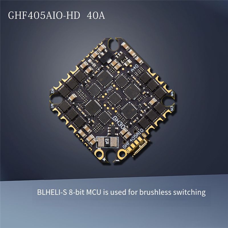 ABTI-GHF405AIO-HD 40A Pengontr - Fpv Drone Flight Controller ulasan dan harga