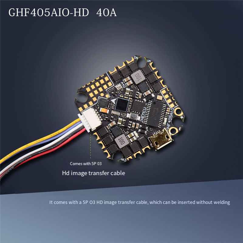 ABTI-GHF405AIO-HD 40A Pengontr - Fpv Drone Flight Controller ulasan dan harga