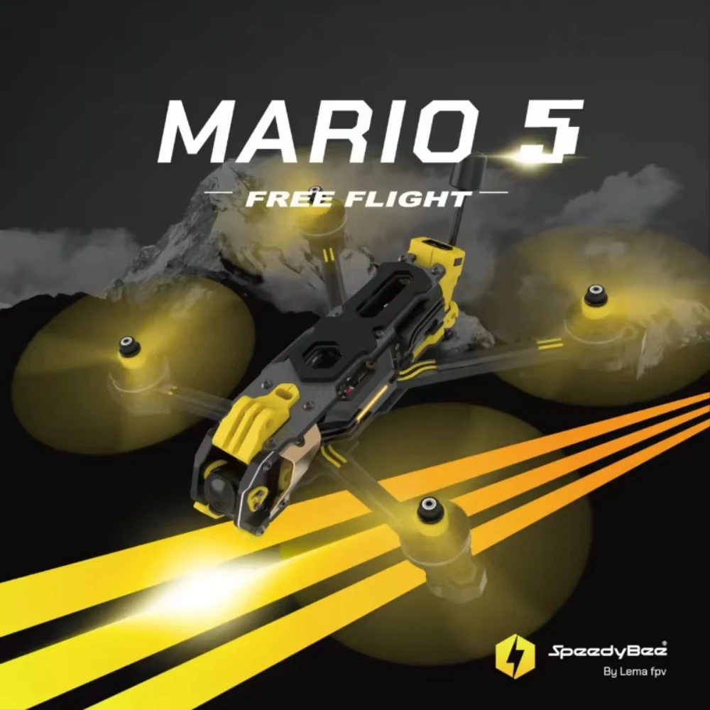 Kit Rangka Speedybee Mario 5 O - Fpv Drone Kit ulasan dan harga